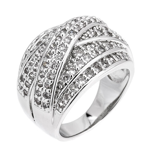 bague femme argent zirconium 8101138