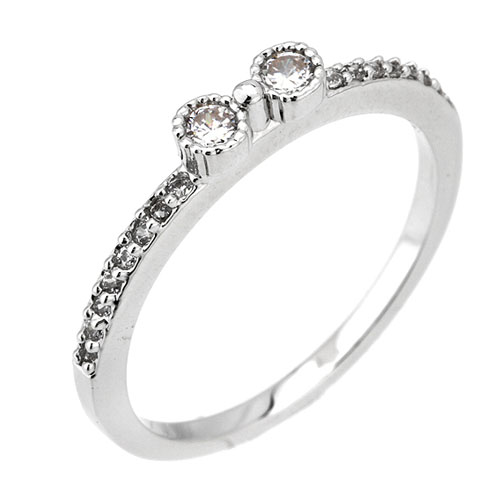 bague femme argent zirconium 8101143