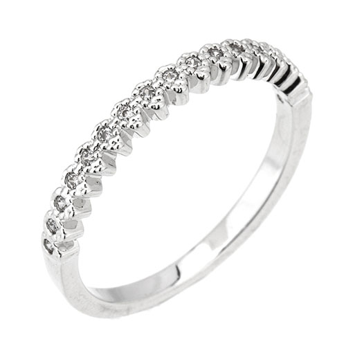 bague femme argent zirconium 8101144