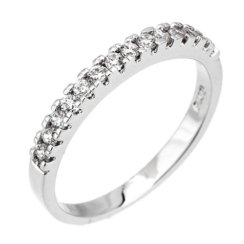 bague femme argent zirconium 8101147