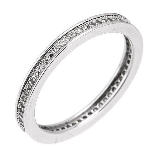 bague femme argent zirconium 8101148