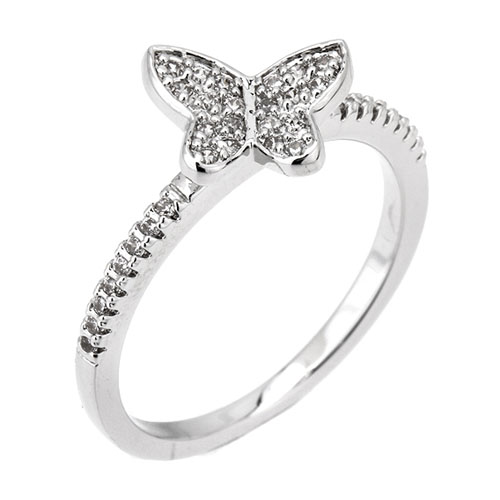 bague femme argent zirconium 8101149