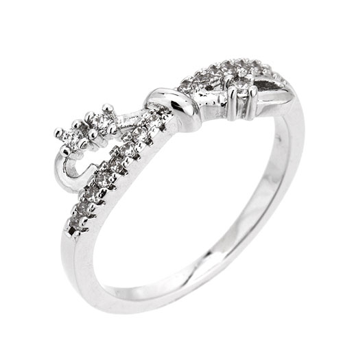 bague femme argent zirconium 8101154