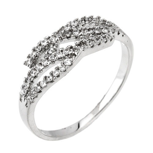 bague femme argent zirconium 8101156