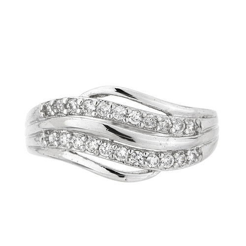 bague femme argent zirconium 8101164 pic2