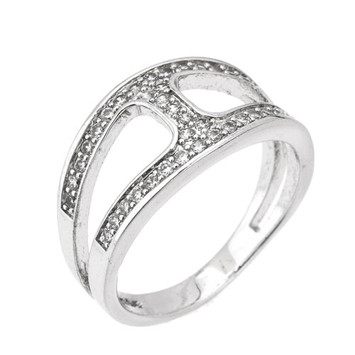 bague femme argent zirconium 8101174