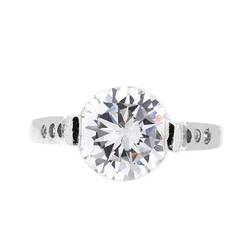 bague femme argent zirconium 8101176 pic2