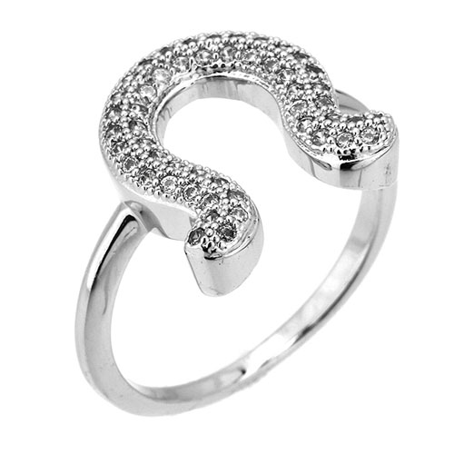 bague femme argent zirconium 8101177