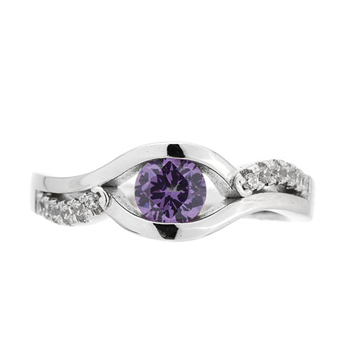 bague femme argent zirconium 8101181 pic2