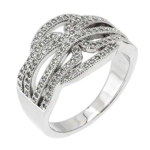 bague femme argent zirconium 8101203