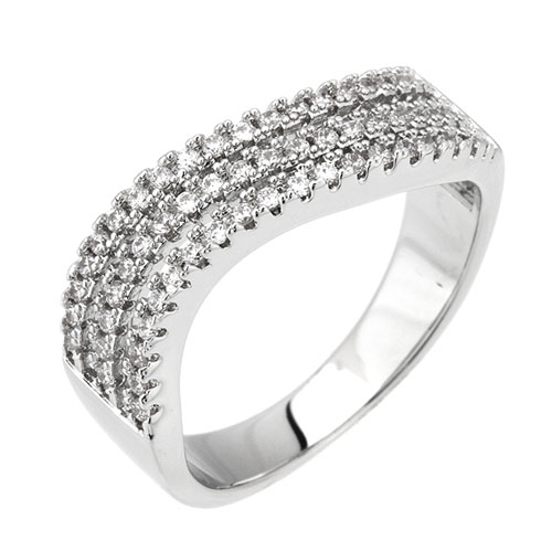 bague femme argent zirconium 8101204