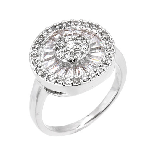 bague femme argent zirconium 8101206