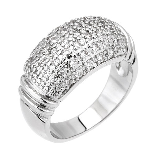 bague femme argent zirconium 8101207