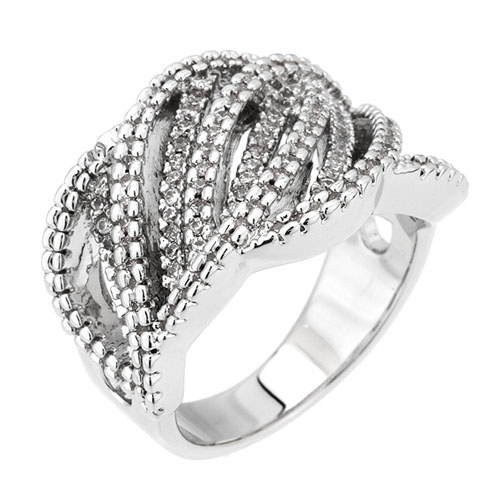 bague femme argent zirconium 8101209