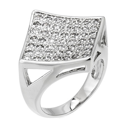 bague femme argent zirconium 8101211