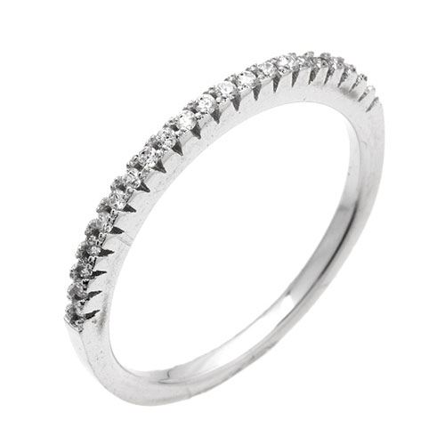 bague femme argent zirconium 8101218