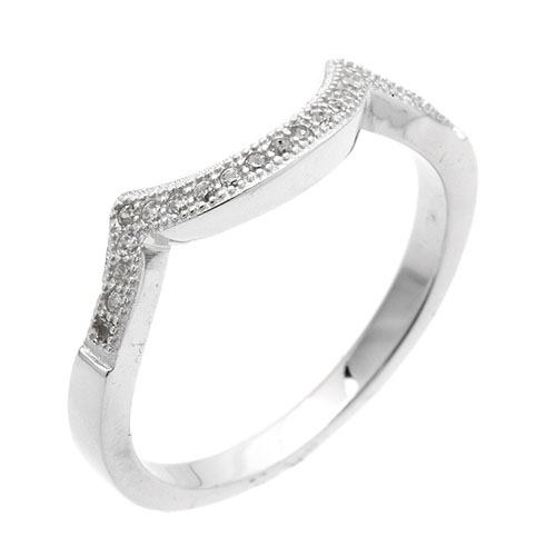 bague femme argent zirconium 8101221