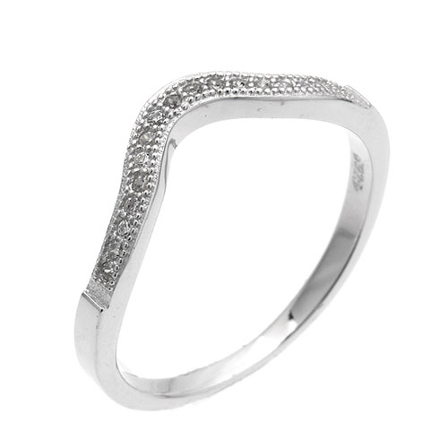 bague femme argent zirconium 8101223