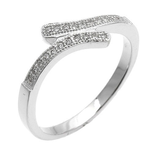 bague femme argent zirconium 8101226