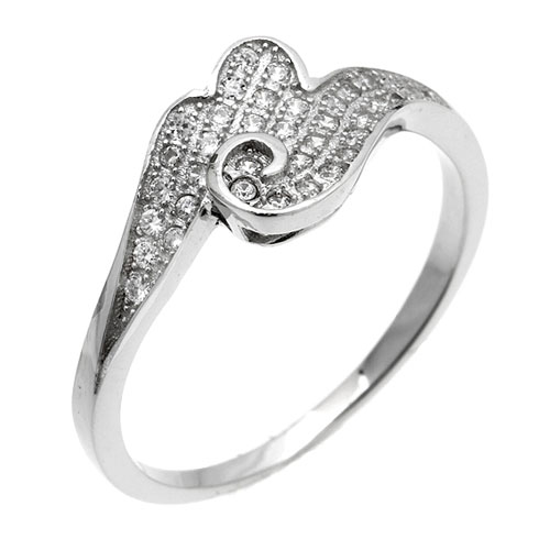 bague femme argent zirconium 8101228