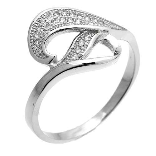 bague femme argent zirconium 8101230