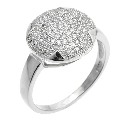 bague femme argent zirconium 8101231