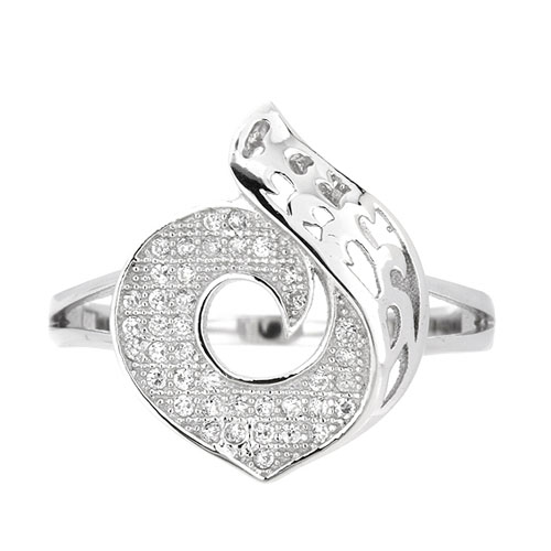 bague femme argent zirconium 8101232 pic2