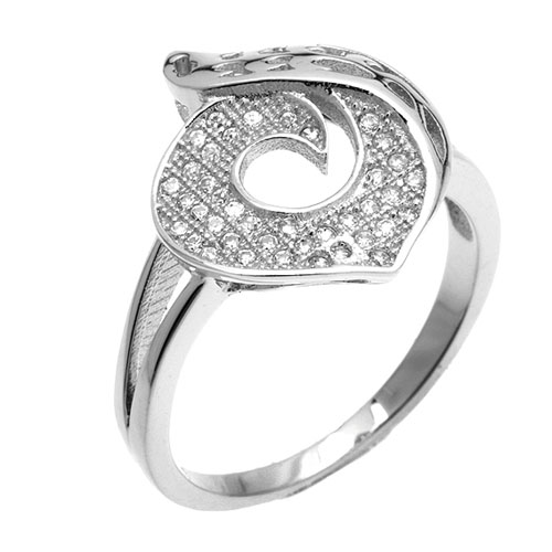 bague femme argent zirconium 8101232