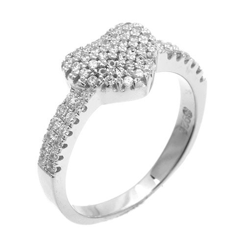 bague femme argent zirconium 8101235