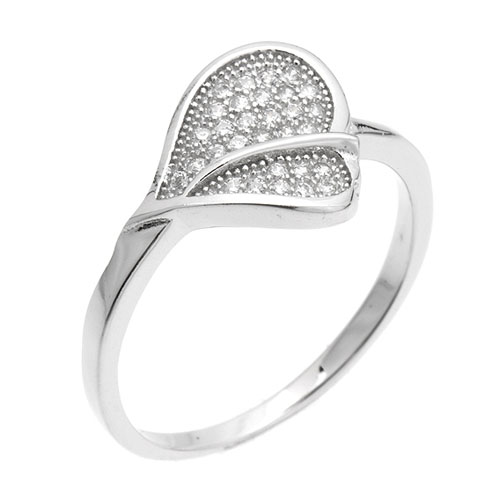 bague femme argent zirconium 8101236