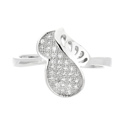 bague femme argent zirconium 8101237 pic2