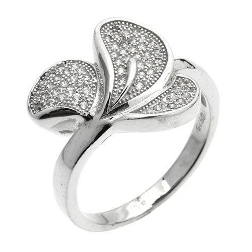 bague femme argent zirconium 8101238