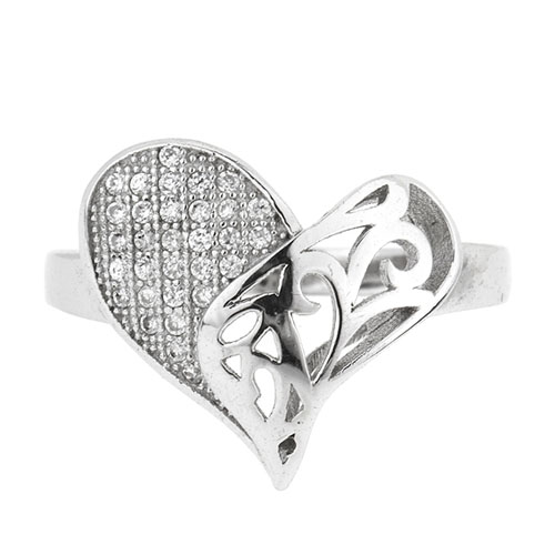 bague femme argent zirconium 8101239 pic2