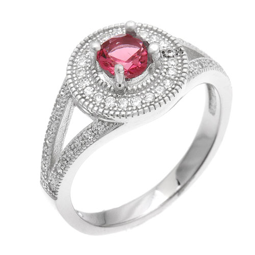 bague femme argent zirconium 8101246