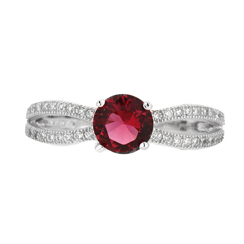 bague femme argent zirconium 8101247 pic2