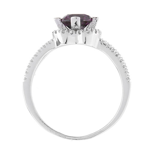 bague femme argent zirconium 8101251