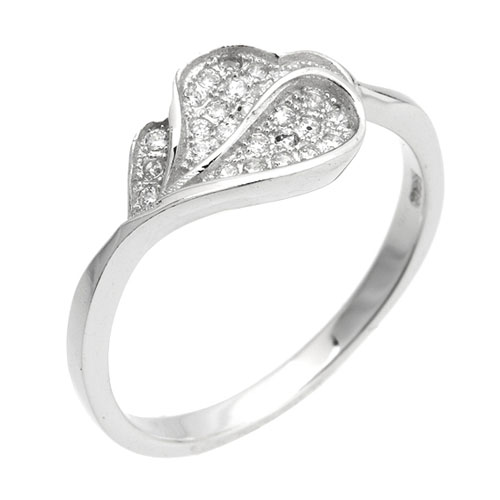 bague femme argent zirconium 8101256