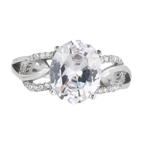 bague femme argent zirconium 8101259 pic2