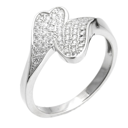 bague femme argent zirconium 8101260