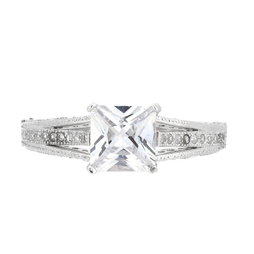 bague femme argent zirconium 8101265 pic2