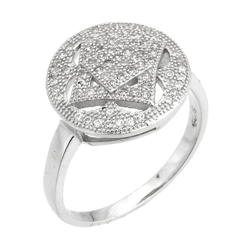 bague femme argent zirconium 8101275