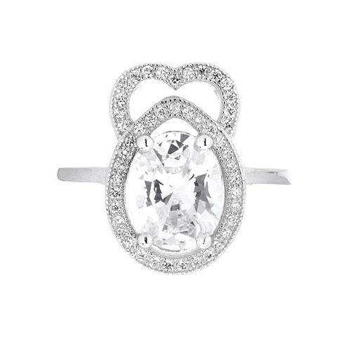 bague femme argent zirconium 8101291 pic2