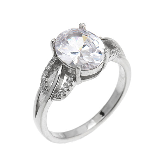 bague femme argent zirconium 8101295