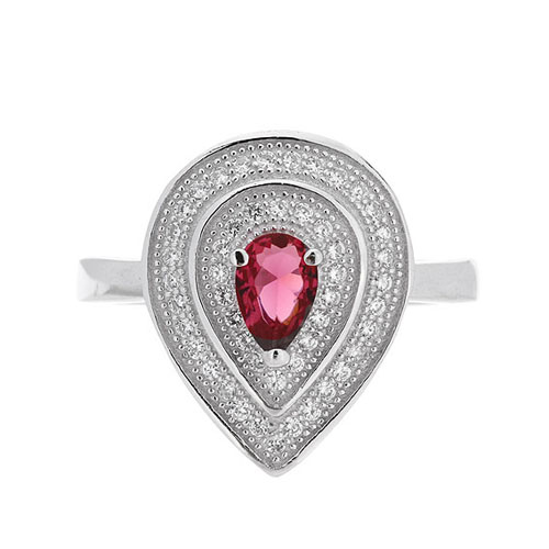 bague femme argent zirconium 8101324 pic2