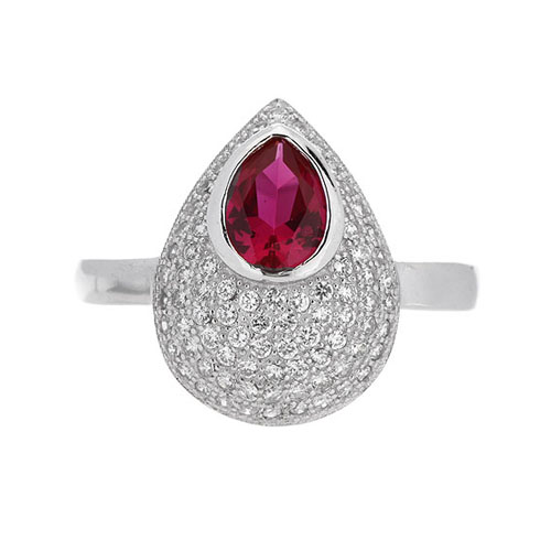 bague femme argent zirconium 8101325 pic2