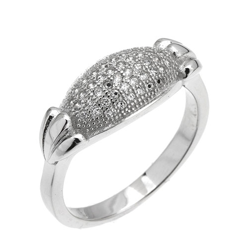 bague femme argent zirconium 8101330