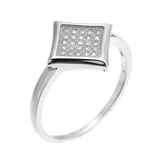 bague femme argent zirconium 8101333