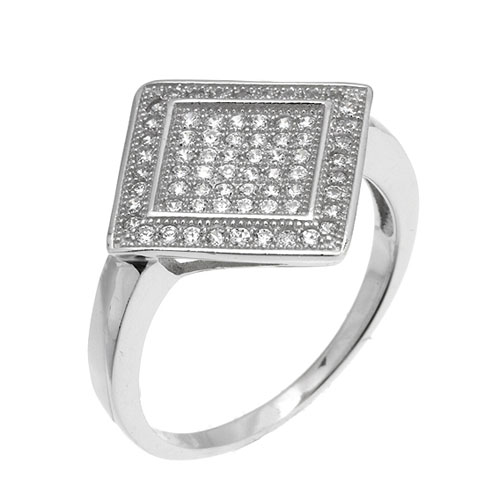 bague femme argent zirconium 8101336