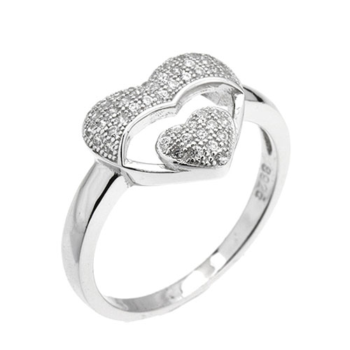 bague femme argent zirconium 8101345