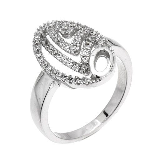 bague femme argent zirconium 8101348